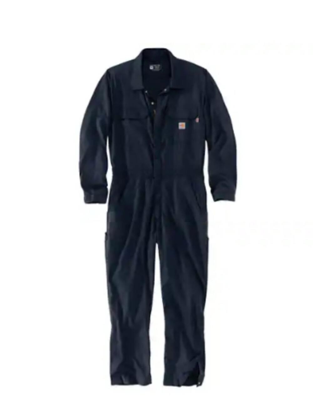CARHARTT Men’s Dark Navy FR Coverall Work Jumpsuit 40 Regular